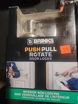 Brinks 23051-119 Push Pull Rotate Non-locking Passage Lever Satin Nickel New. Fixed Price $19.99.