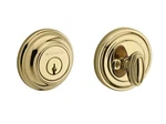 Baldwin Reserve Single Cylinder Traditional Round Deadbolt With Smartkey Securit. Fixed Price $49.99.