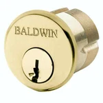 Baldwin 8321003 1" Mortise Cylinder Keyway, Lifetime Polished Brass. Fixed Price $80.80.
