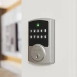 Brinks Keyless Entry Electronic Touchpad Door Lock - Satin Nickel, Backlit Ke.... Fixed Price $106.94.