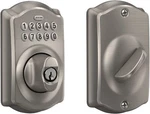 Schlage BE365 619 Camelot Keypad Deadbolt Electronic Keyless Entry Lock. Fixed Price $60.00.