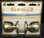 Schlage Dexter Door Knob Set - J40 V Byr 605. Fixed Price $14.99.