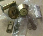 Kwikset Deadbolt 96609-003 Single Cylinder Antique Brass. Fixed Price $34.80.