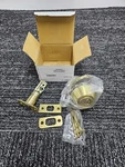 Master Lock Residential Grade Door Hardware Single Cylinder Deadbolt DS0603KA4. Fixed Price $19.99.