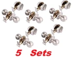 Toledo Avila Door Knob & Deadbolt Single Cylinder Lock Stainless (5 Sets). Fixed Price $174.95.