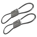 Safety 4 Digit Cable Combination Locks 15.7 Inches For School Gym Locker.... Fixed Price $23.70.