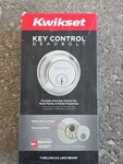 Kwikset 98160-009 Smartkey Security Control Deadbolt Satin Nickel. Fixed Price $44.99.