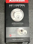 Kwikset Control Deadbolt With Smartkey Security Satin Nickel 98160-009. Fixed Price $35.00.