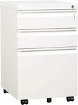 3 Drawer Mobile File Cabinet With Lock, Under Desk Metal Filing For Home. Fixed Price $399.05.
