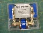 Design House Bed & Bath Turn Button Locking Reversible Lever Handle VP/TL300VSX3. Fixed Price $17.00.