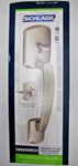 Schlage Greenwich Handle Sacramento Lever Satin Nickel FE285GRW619SACGRW #8SQ. Fixed Price $34.99.
