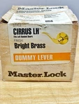 Pro Grade Wave Style Door Lever Master Lock - Bright Brass New Older Stock. Fixed Price $9.95.