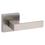 Kwikset Singapore Square Satin Nickel Bed/bath Door Handle Microban Lock. Fixed Price $16.99.