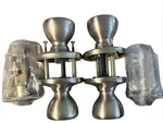(2) Kwikset 92001-565 Tylo Passage Hall Closet Knob Int. Satin Nickel Nib. Fixed Price $19.99.
