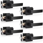 Probrico Heavy Duty Flat Black Square Privacy Interior Door Levers Bedroom And. Fixed Price $74.99.