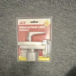 Ace Universal Knob Latch Aluminum Silver 1.25"/3" Cross Bore Mpn 5299185. Fixed Price $15.00.