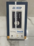 Schlage Keyless Touchscreen Deadbolt Century Satin Nickel (BE375D 619). Fixed Price $87.69.