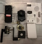 Electronic Keypad Deadbolt Door Lock With Passage Matte Black Traditional. Fixed Price $59.95.