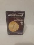Mountain Security Deadbolt Keyed Entry Polished Brass 3501-105 Free Shipping!!. Fixed Price $12.00.