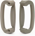 Gliding Patio Door Pull Handles For Andersen Tribeca, Stone Diecast, 5.5" Center. Fixed Price $99.99.