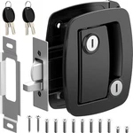 Rv Door Lock Replacement With Paddle Deadbolt, 100% Metal Camper Black. Fixed Price $26.44.