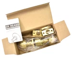 Arrow Assa Abloy Entrance Knob Brushed Brass Gold XRK11-BD-03-R60-R70-CSKD. Fixed Price $30.00.