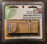 Defender Security U-9956 Rim Single Cylinder Deadbolt Lock Brass. Fixed Price $16.99.
