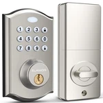 Elamor Keyless Door Lock - Electronic With Keypad, Smart Deadbolt M19 Nickel. Fixed Price $36.44.