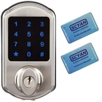 Scyan D2 Touchscreen Keypad Deadbolt With Fob Access (satin Nickel). Fixed Price $52.39.
