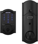 New Schlage BE469ZP Cam 622 Connect Smart Deadbolt Alarm In Matte Black. Fixed Price $245.00.