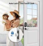 Veise Smart Lock, Fingerprint Door 7-IN-1 Keyless Entry With App. Fixed Price $39.76.