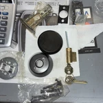 Yale Single Sided Deadbolt. Oil Rubbed Bronze. Y1 Cylinder.. Fixed Price $25.00.