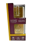 Home Decorators Square Single Cylinder Deadbolt Brushed Gold 1011 857 558 New. Fixed Price $24.95.
