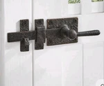12 In. Natural Bronze Door Lever Drop Bar Latch Patina Pn 60172. Fixed Price $19.99.
