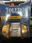 Toledo Single Cylinder Deadbolt Polished Brass New PACKAGE..7. Fixed Price $8.00.