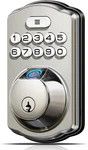 Veise Fingerprint Keyless Door Lock, Auto Electronic Keypad Deadbolt. Fixed Price $134.99.