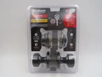 Kwikset Maven Keyed Entry Knob Single Cylinder Deadbolt Matte Black Smartkey. Fixed Price $24.99.