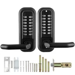 Mechanical Keyless Entry Door Lock, 14 Digit Keypad, Double-sided Embedded Outdo. Fixed Price $73.27.