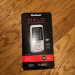 Kwikset Halo Touchscreen Wi-fi Enabled Smart Lock Satin Nickel Open Box. Fixed Price $70.00.