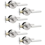 Knobelite Satin Nickel Passage Handle,brushed Round Interior Door.... Fixed Price $97.02.