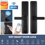 Electronic Smart Door Lock Tuya App Fingerprint Card Password Key Home Security. Fixed Price $89.29.