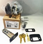 Kwikset 96600-726 Single Cylinder Deadbolt Door Lock Venetian Bronze 11P Smt. Fixed Price $18.95.