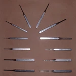 Vintage Craftsman Pin Punches G- Circle, Oval, Made Usa (select One). Fixed Price $7.00.