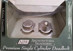 Aiw Architectural Ironworks Premium Single Cylinder Deadbolt 805NC Solid Brass. Fixed Price $22.99.