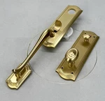 Baldwin 85337033ENTR Bethpage One Piece Keyed Entry Handleset Vintage Brass. Fixed Price $434.20.