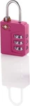 Conair Travelsmart Combination Lock, Raspberry. Fixed Price $8.95.