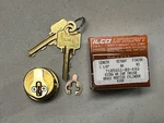 Lot Of 9 Kaba Ilco 7185AA1-03-KA2 1-1/8 In. Mortise Cylinder Bright Brass. Fixed Price $135.00.