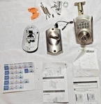 Schlage Keypad Deadbolt Lock Satin Nickel For Parts/repair Untested No. Fixed Price $29.99.