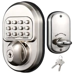 Keyless Entry Keypad Deadbolt Door Lock, Sabbath Zinc Alloy Commercial G.... Fixed Price $128.89.