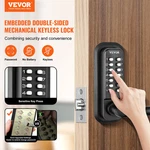 Vevor Mechanical Keyless Entry Door Lock, 14 Digit Keypad, Double-sided Embedded. Fixed Price $80.90.